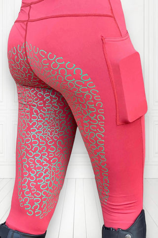 VERSATILE Lava Full Grip Riding Tights