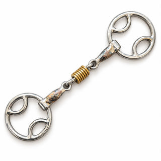 Loop Ring Sweet Iron & Rollers Snaffle Bit Jodhpurs.UK