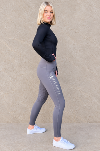 NEO Water Repellent Micro Fleece Full Grip Reflective Riding Tights Jodhpurs.uk