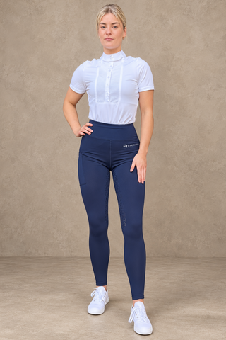 VERSATILE DRY Navy Full Grip Riding Tights Jodhpurs.uk