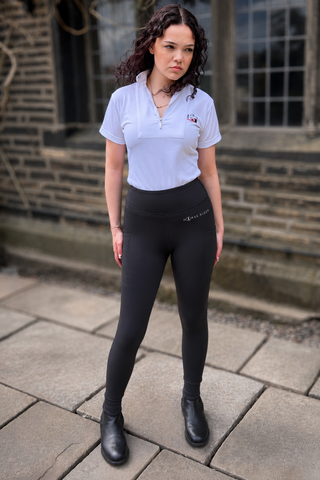 TEDDY NEO Two Pockets Thick Fleece Lined Knee Grip Riding Tights Jodhpurs.UK