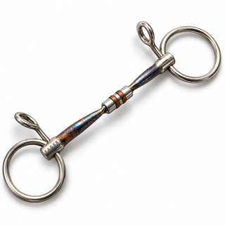 Fager Hanging Cheek Sweet Iron Jointed Snaffle Bit Jodhpurs.UK