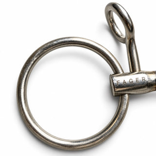Fager Hanging Cheek Sweet Iron Jointed Snaffle Bit Jodhpurs.UK