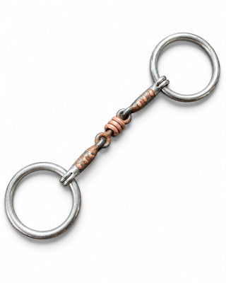 Loose Ring Sweet Iron Roller Link Snaffle Jodhpurs.UK