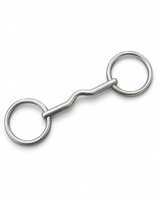 Loose Ring Ported Straight Bar Magic Snaffle Bit Jodhpurs.UK
