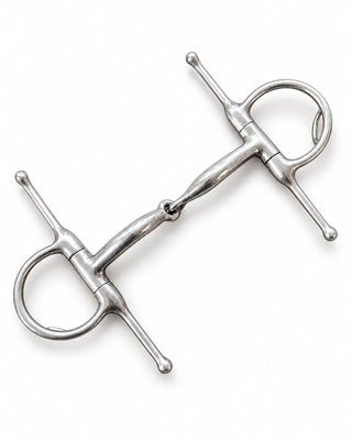 Full Cheek with Hooks Comfort Mouthpiece Copper Inlay Snaffle Bit Jodhpurs.UK