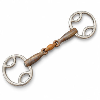 Loop Ring Sweet Iron Copper Lozenge Snaffle Bit Jodhpurs.UK