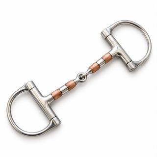 D Ring Copper Roller Jointed Snaffle Bit Jodhpurs.UK